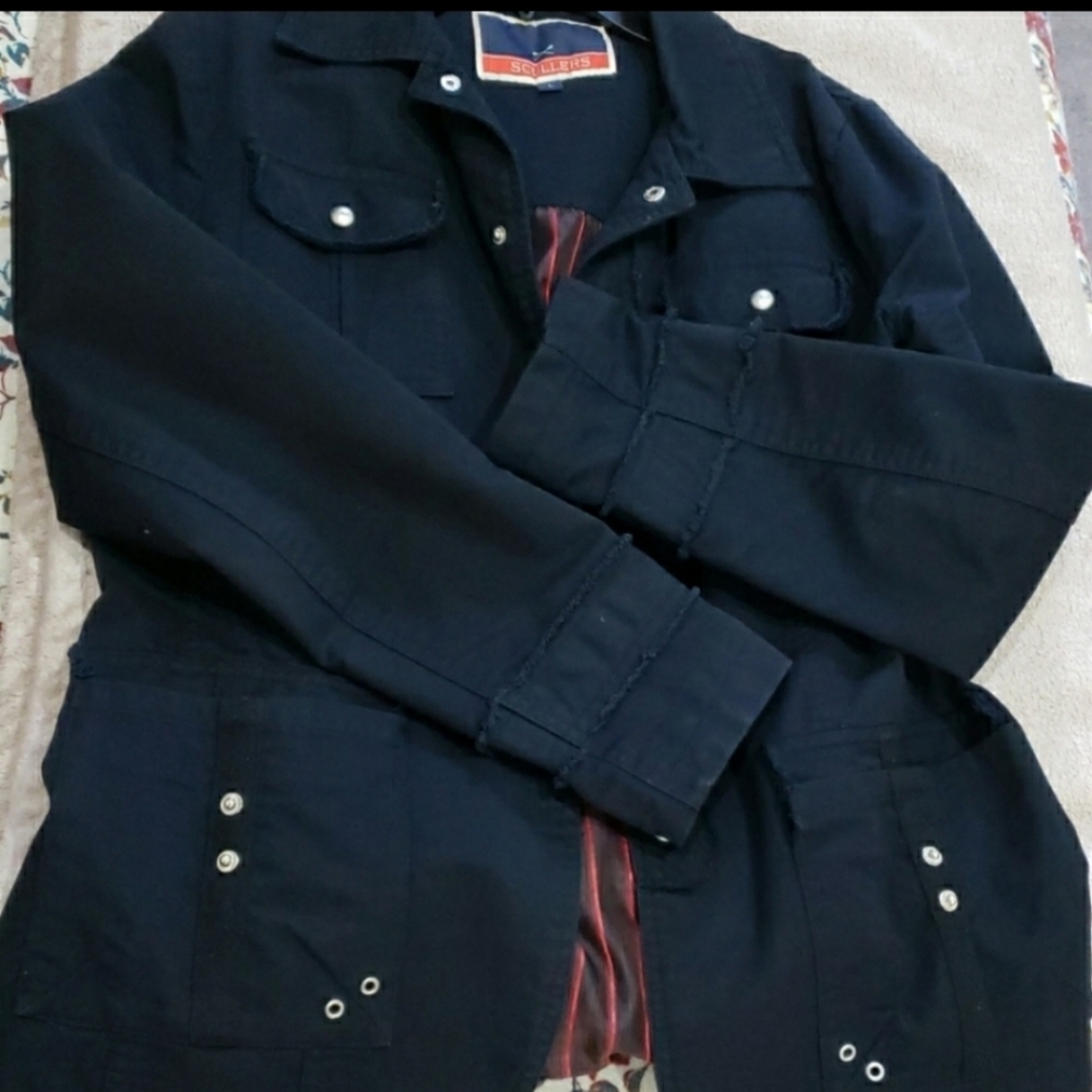 Scullers Casual lightweight jacket black - Picture 2 of 8